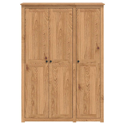 Wardrobe PANAMA Honey 131.5 x 50 x 185 cm Solid Pine Wood