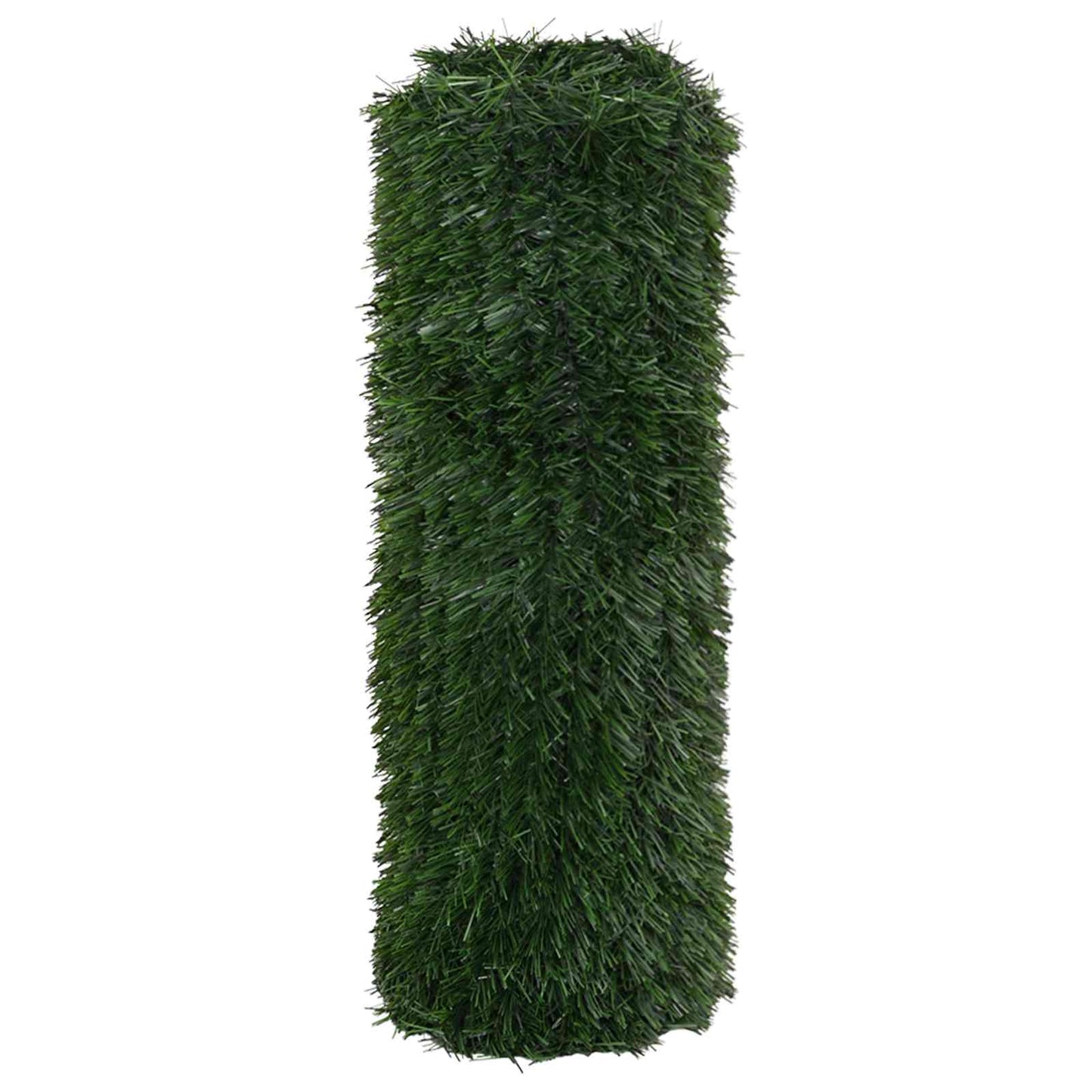 Artificial Fence Dark Green 1 x 4 m PVC and Steel