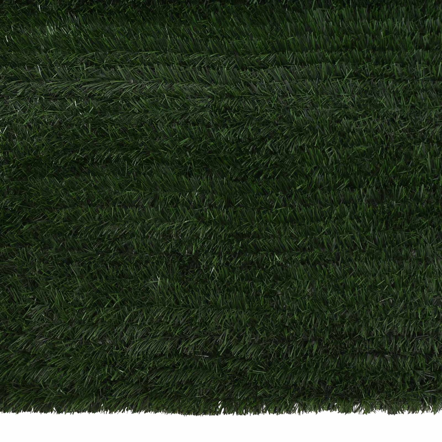 Artificial Fence Dark Green 1.5 x 4 m PVC and Steel