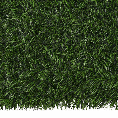 Artificial Fence Light Green 1 x 4 m PVC and Steel