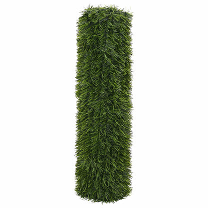 Artificial Fence Light Green 1 x 6 m PVC and Steel