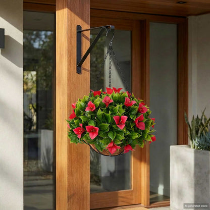 Artificial Flowers Rosy 33 x 33 x 44 cm PE and Steel