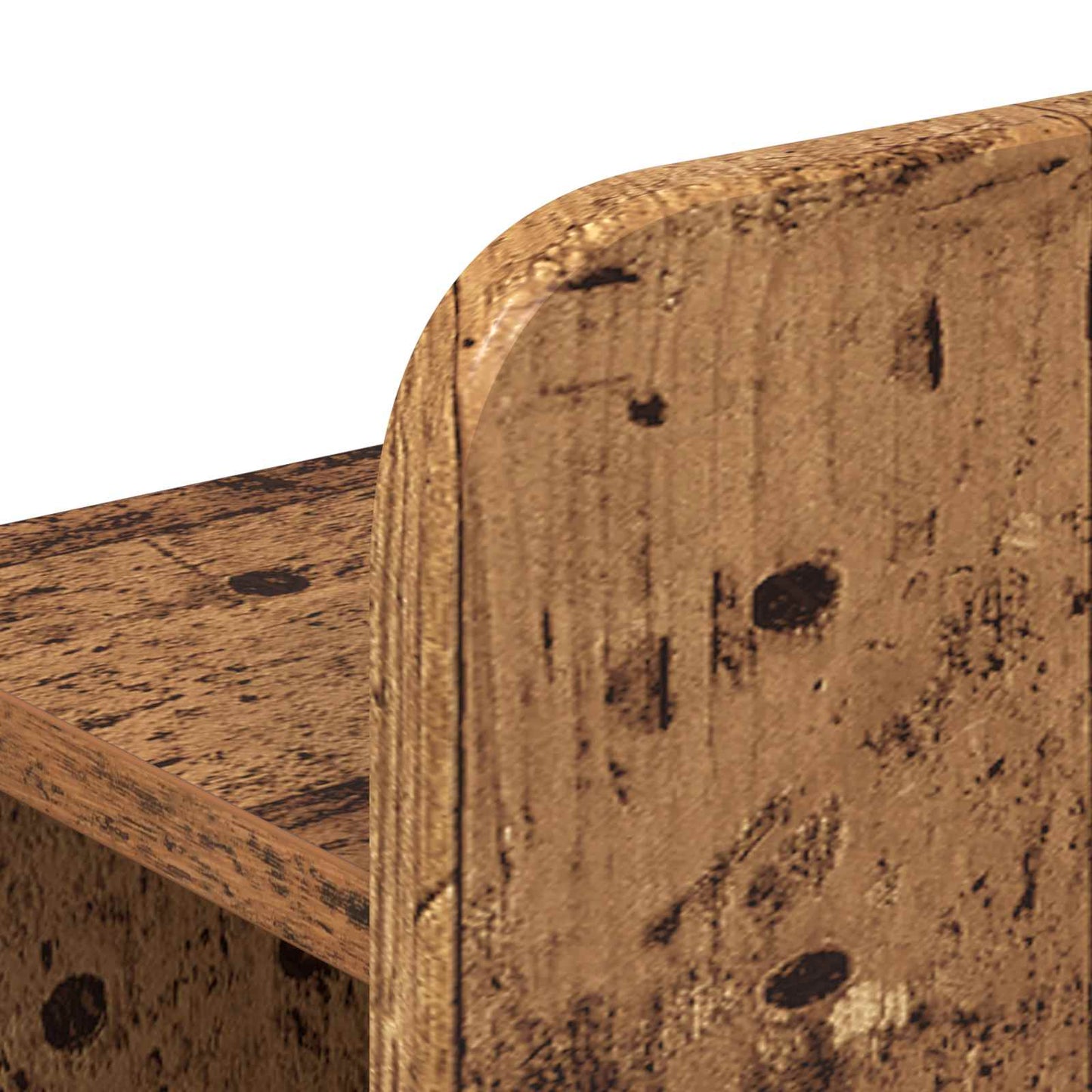 Bed Frame with Storage Old Wood 90 x 200 cm Engineered Wood