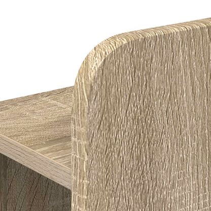 Bed Frame with Storage Sonoma Oak 100 x 200 cm Engineered Wood
