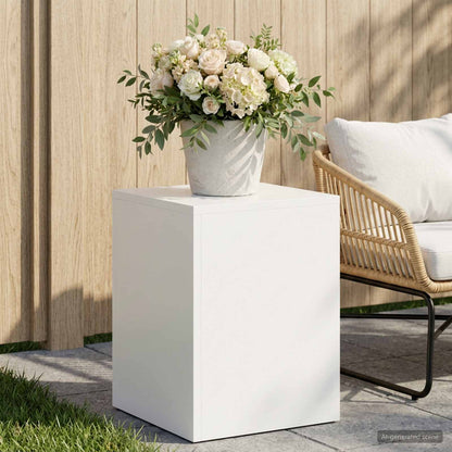 Plant Stand White 30 x 30 x 40 cm Steel