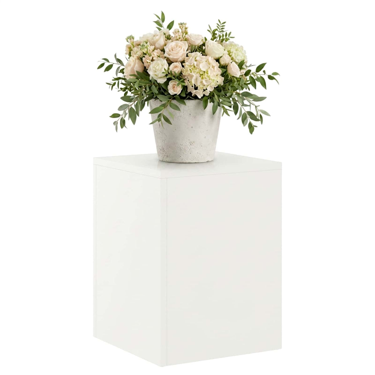 Plant Stand White 30 x 30 x 40 cm Steel
