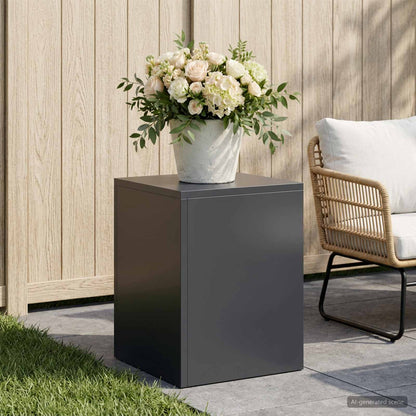 Plant Stand Anthracite 30 x 30 x 40 cm Stainless Steel
