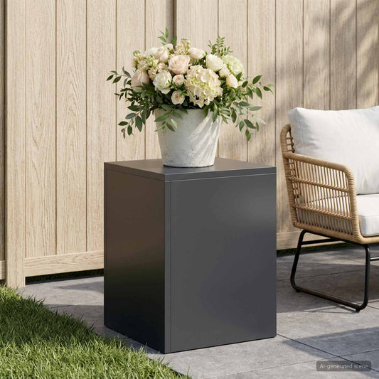 Plant Stand Anthracite 30 x 30 x 40 cm Stainless Steel