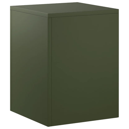 Plant Stand Olive Green 30 x 30 x 40 cm Weathering Steel