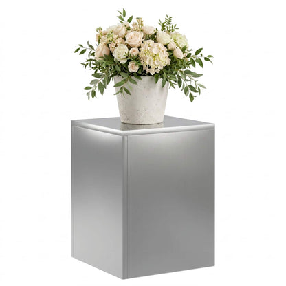 Plant Stand Silver 30 x 30 x 40 cm Steel