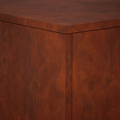Plant Stand Rusty 30 x 30 x 40 cm Weathering Steel