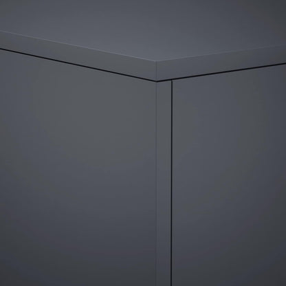 Plant Stand Anthracite 30 x 30 x 60 cm Stainless Steel