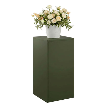 Plant Stand Olive Green 30 x 30 x 60 cm Weathering Steel
