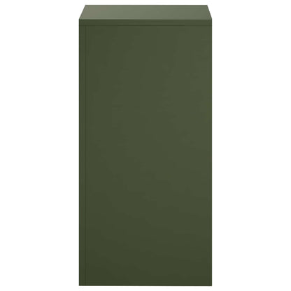 Plant Stand 2 pcs Olive Green 30 x 30 x 60 cm Steel
