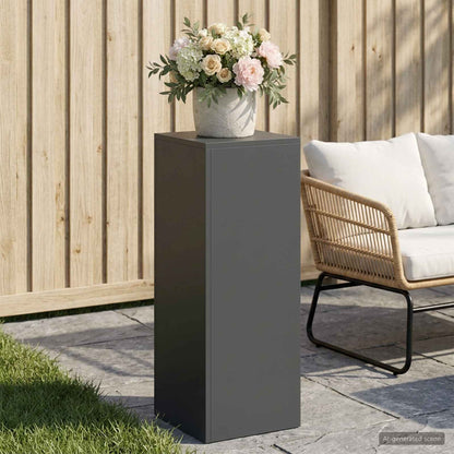 Plant Stand Anthracite 30 x 30 x 80 cm Stainless Steel