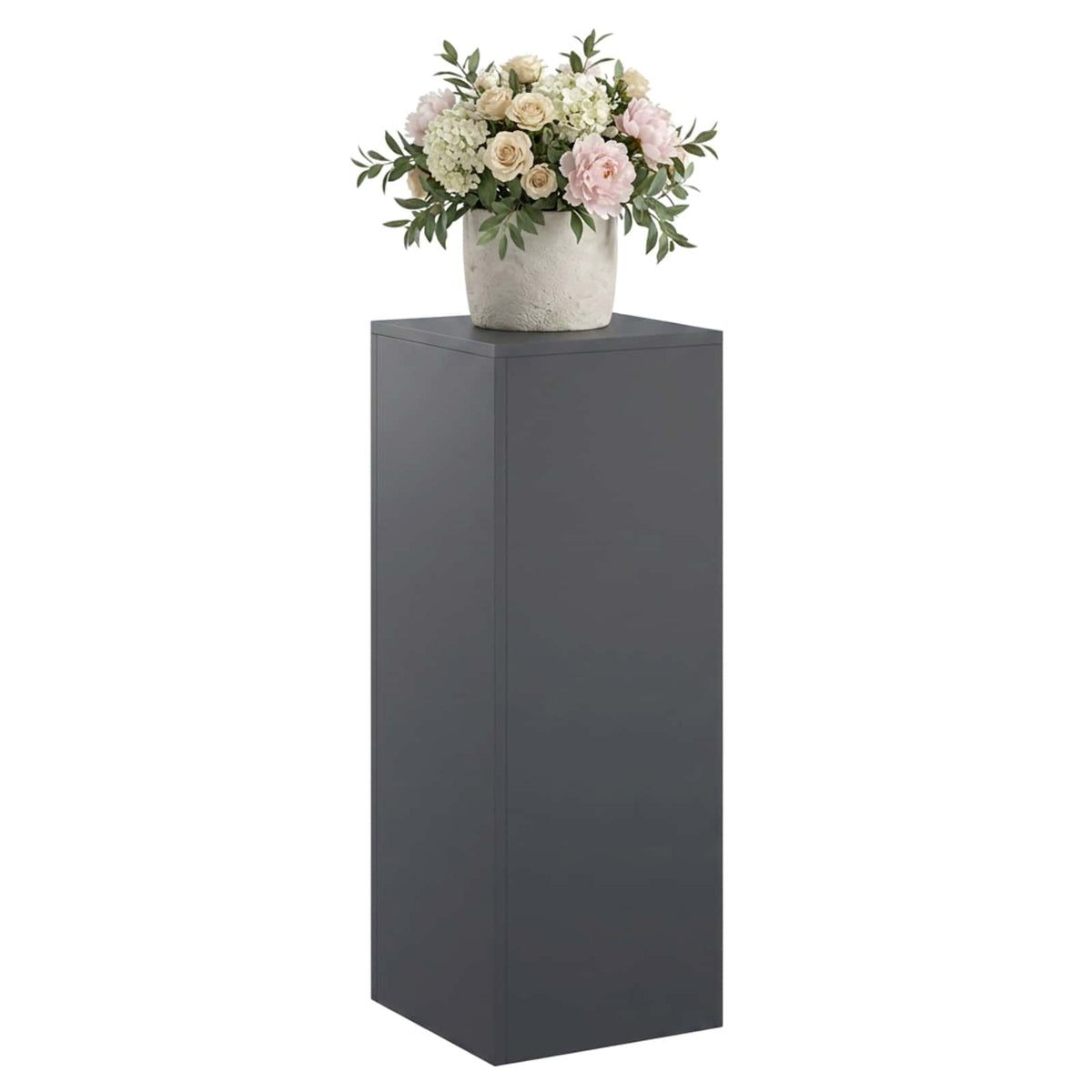 Plant Stand Anthracite 30 x 30 x 80 cm Stainless Steel