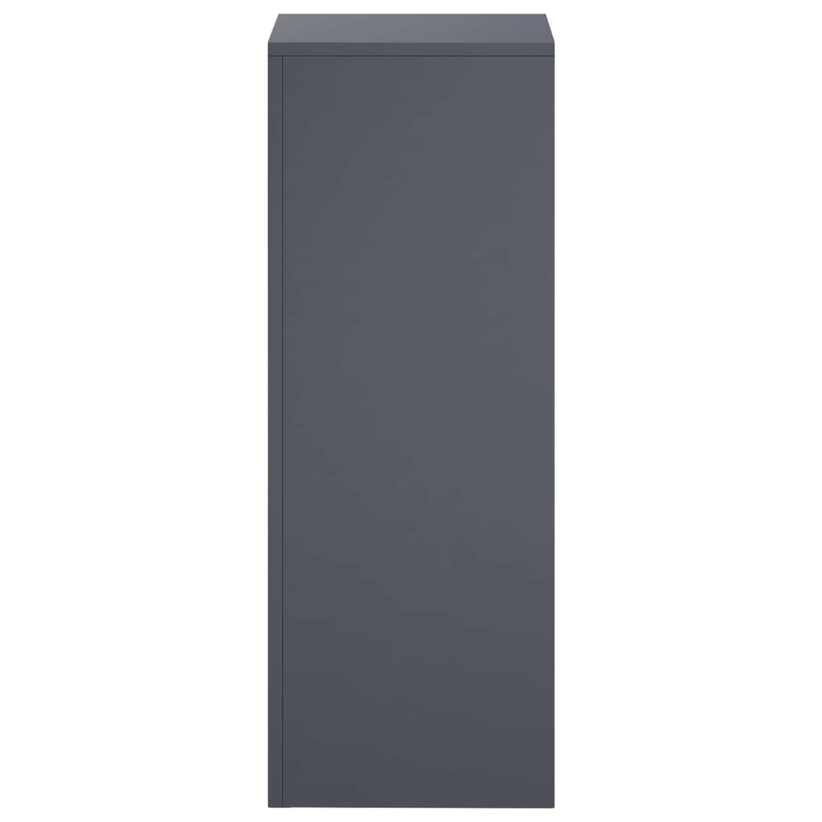 Plant Stand 2 pcs Anthracite 30 x 30 x 80 cm Galvanised Steel