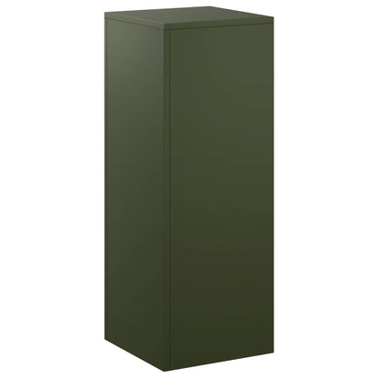 Plant Stand Olive Green 30 x 30 x 80 cm Weathering Steel