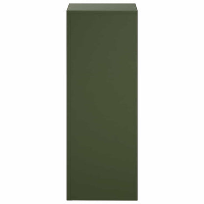 Plant Stand Olive Green 30 x 30 x 80 cm Weathering Steel