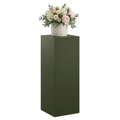 Plant Stand Olive Green 30 x 30 x 80 cm Weathering Steel