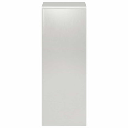 Plant Stand Silver 30 x 30 x 80 cm Steel