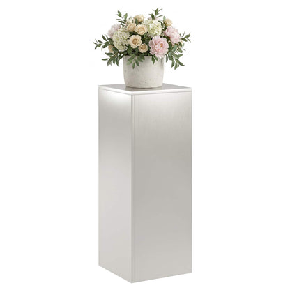 Plant Stand Silver 30 x 30 x 80 cm Steel
