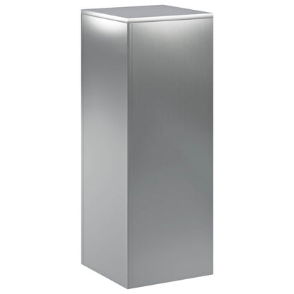 Plant Stand Silver 30 x 30 x 80 cm Steel