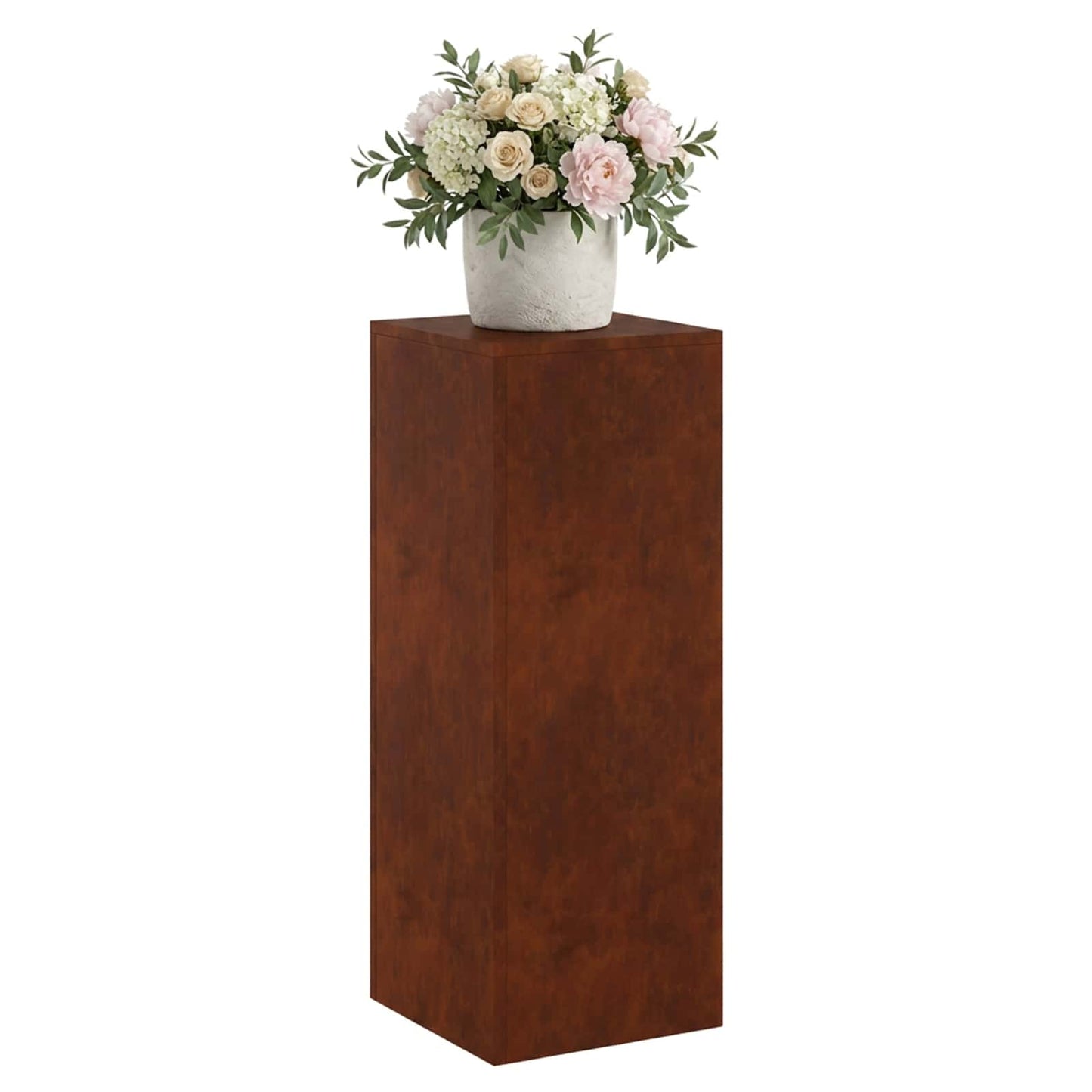Plant Stand Rusty 30 x 30 x 80 cm Weathering Steel