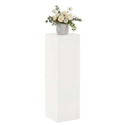Plant Stand White 30 x 30 x 100 cm Steel