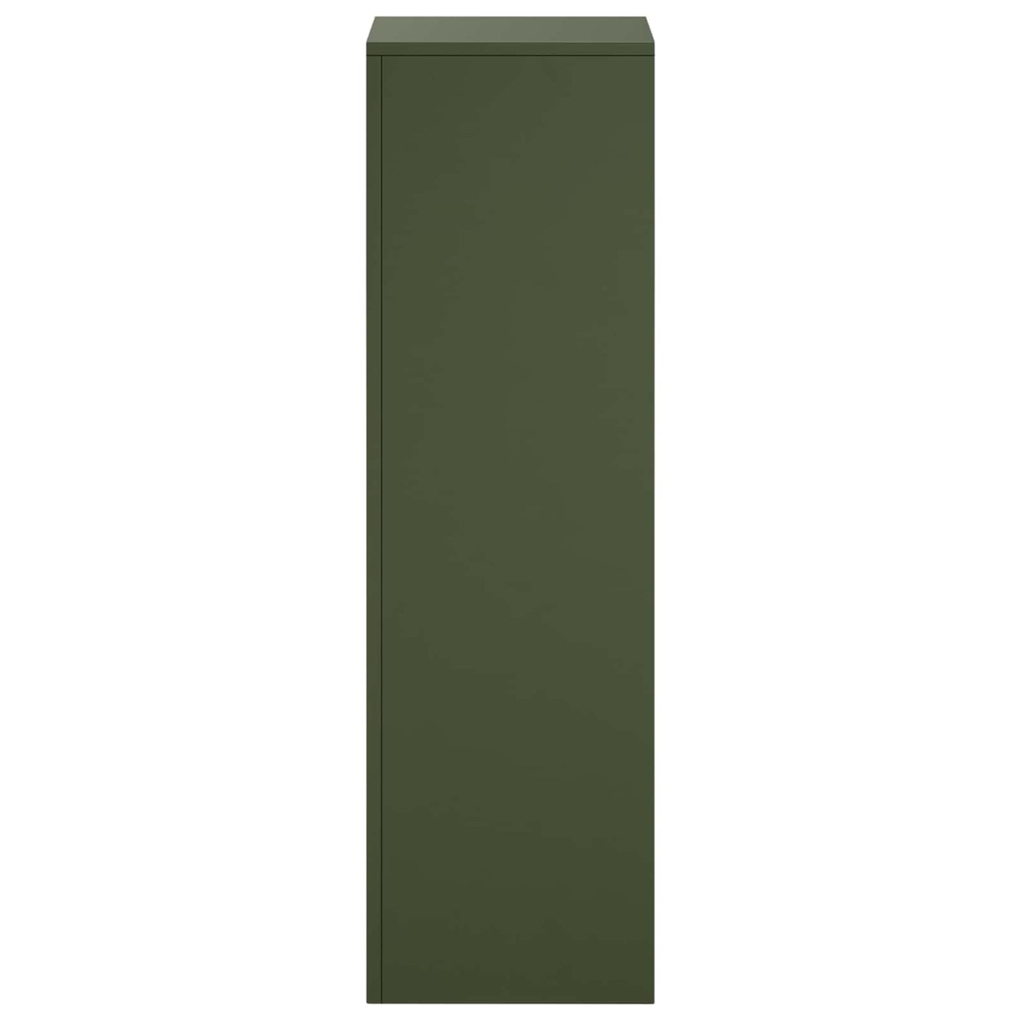 Plant Stand 2 pcs Olive Green 30 x 30 x 100 cm Steel