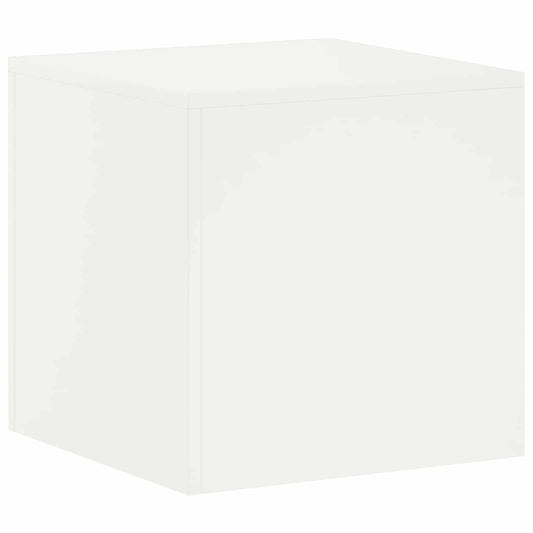 Plant Stand White 40 x 40 x 40 cm Steel