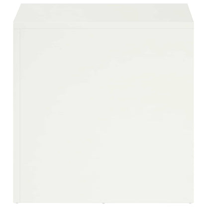 Plant Stand 2 pcs White 40 x 40 x 40 cm Steel