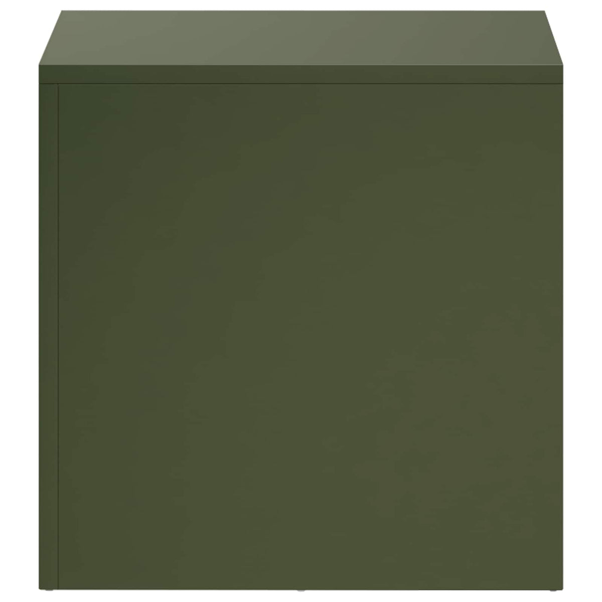 Plant Stand Olive Green 40 x 40 x 40 cm Weathering Steel