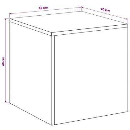 Plant Stand Silver 40 x 40 x 40 cm Steel