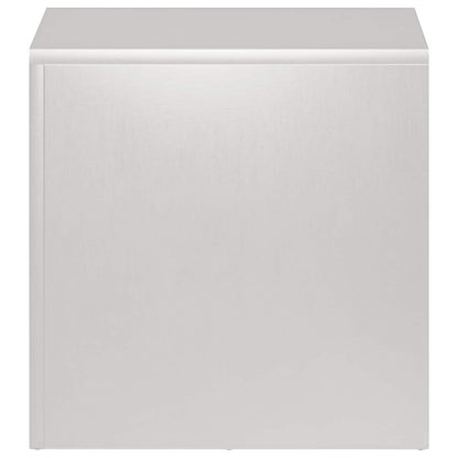 Plant Stand 2 pcs Silver 40 x 40 x 40 cm Steel