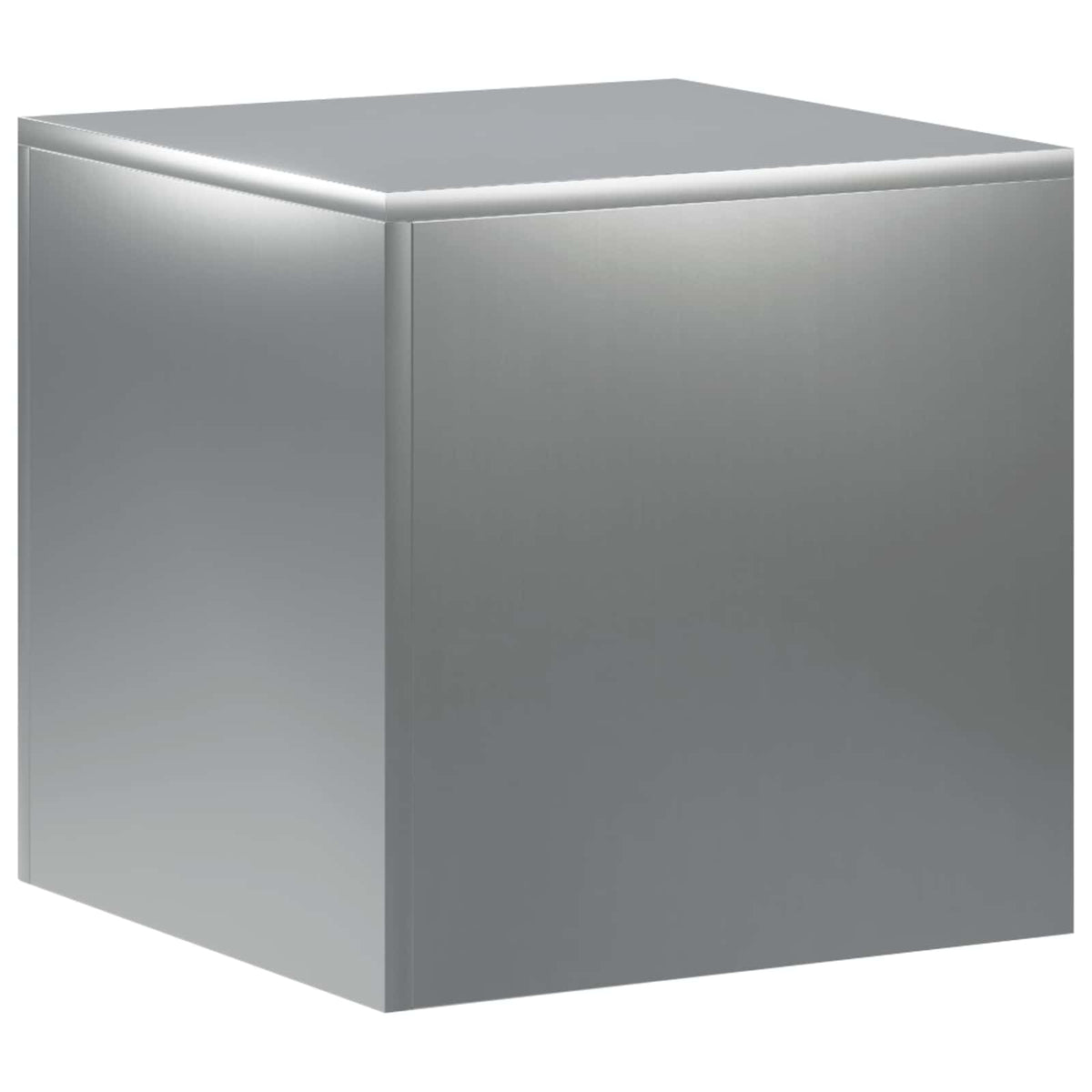 Plant Stand Silver 40 x 40 x 40 cm Steel