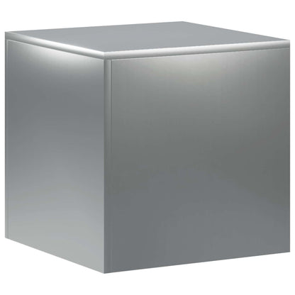 Plant Stand Silver 40 x 40 x 40 cm Steel