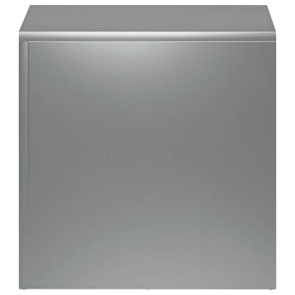 Plant Stand 2 pcs Silver 40 x 40 x 40 cm Stainless Steel