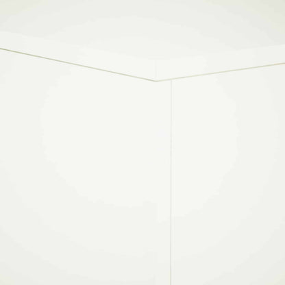 Plant Stand White 40 x 40 x 60 cm Steel