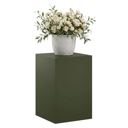 Plant Stand Olive Green 40 x 40 x 60 cm Weathering Steel