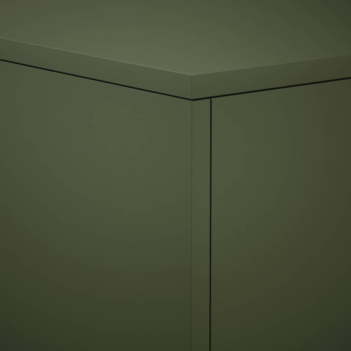 Plant Stand 2 pcs Olive Green 40 x 40 x 60 cm Steel