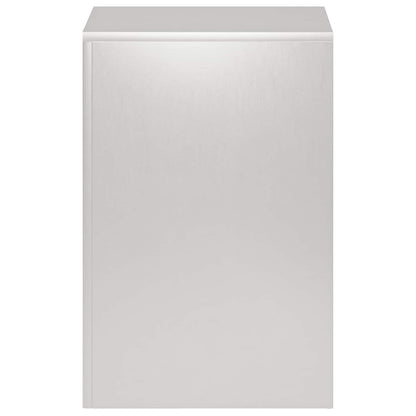 Plant Stand 2 pcs Silver 40 x 40 x 60 cm Steel