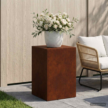 Plant Stand Rusty 40 x 40 x 60 cm Weathering Steel