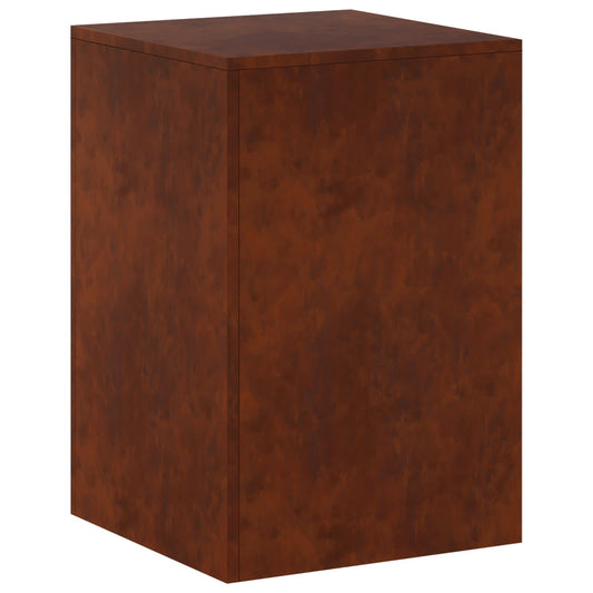 Plant Stand Rusty 40 x 40 x 60 cm Weathering Steel