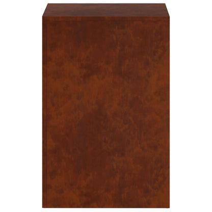 Plant Stand Rusty 40 x 40 x 60 cm Weathering Steel