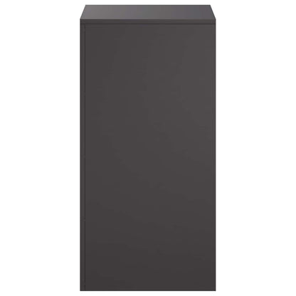 Plant Stand 2 pcs Black 40 x 40 x 80 cm Steel