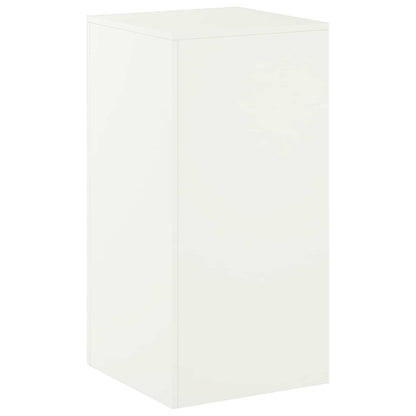 Plant Stand White 40 x 40 x 80 cm Steel