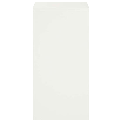 Plant Stand 2 pcs White 40 x 40 x 80 cm Steel