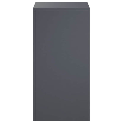 Plant Stand 2 pcs Anthracite 40 x 40 x 80 cm Galvanised Steel