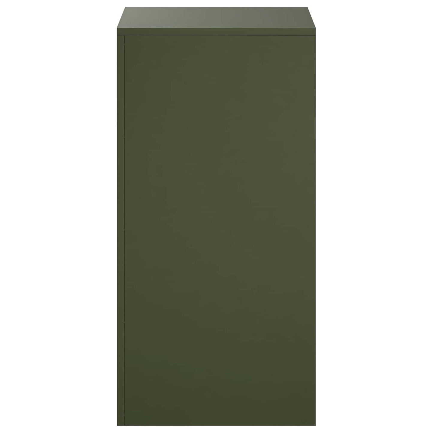 Plant Stand 2 pcs Olive Green 40 x 40 x 80 cm Steel